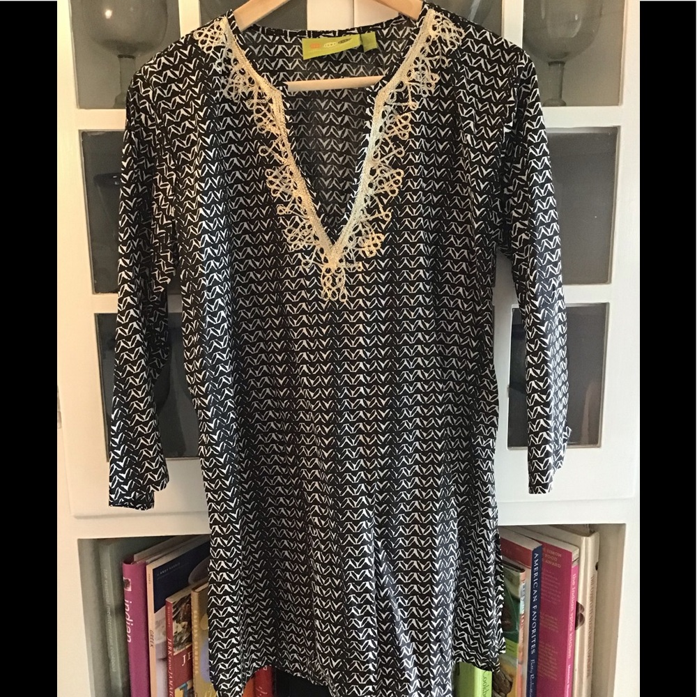 Rock Flower Paper NWT Jill Black Kurta Tunic - WS
